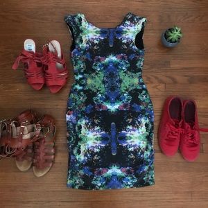 Bodycon Sleeveless Kaleidoscope Dress